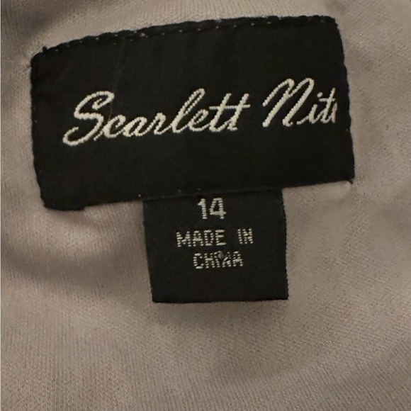 Silver Sequence Mini Dress One Shoulder size 14 - Picture 6 of 6